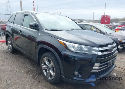 2017 Toyota Highlander Limited Platinum из США, поврежденный, VIN 5TDDZRFH5HS456593